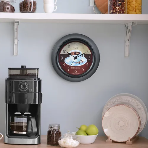 Miniatura 5 de La Crosse Technology 404-3623C - Reloj de pared de cuarzo (9 pulgadas)