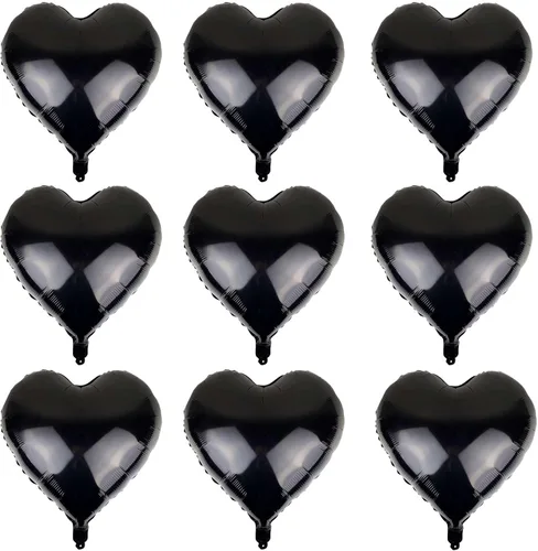 Miniatura 14 de Lovoir 10 globos de aluminio con forma de corazón azul bebé de 18 pulgadas, globos de amor para el día de San Valentín, cumpleaños, fiestas, bodas