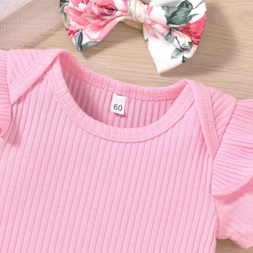 Miniatura 6 de Aalizzwell Conjunto de pantalones de canalé para bebés y niñas