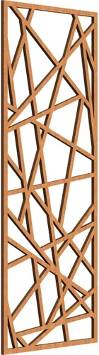 Miniatura 8 de Conway Paneles de pared decorativos de madera con calado, 9 3/8 pulgadas de ancho x 24 3/8 pulgadas de alto x 1/4 de alto, aliso