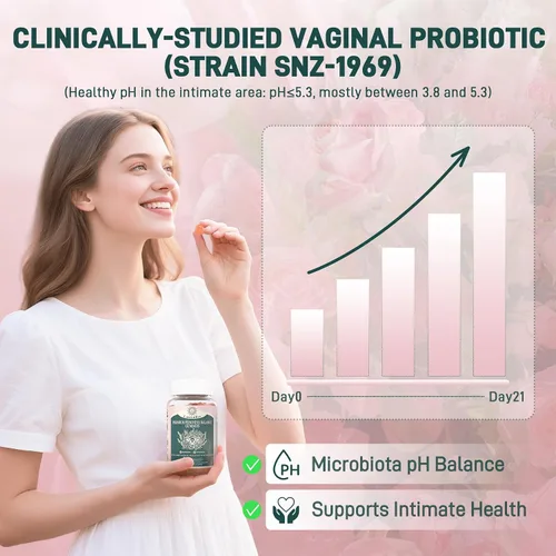 Miniatura 2 de Gomitas de equilibrio femenino prémium con probióticos vaginales para mujeres con pH equilibrado, salud y bienestar, apoyo inmunológico, vegano, sin