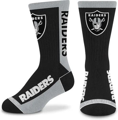 Miniatura 24 de For Bare Feet NFL - Calcetines unisex para niños de la NFL Mvp Crew