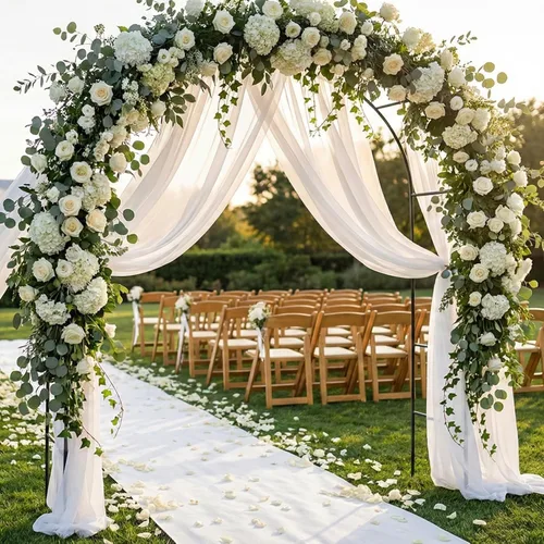 Miniatura 8 de Cenador de pérgola de metal, enrejado de arco de jardín de flores para exteriores, cenador de jardín de acero para plantas trepadoras, decoración