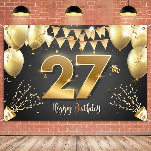 Miniatura 9 de HAMIGAR Fondo de pancarta de feliz cumpleaños número 10 de 6 x 4 pies, decoraciones de cumpleaños de 10 años, suministros de fiesta para niñas