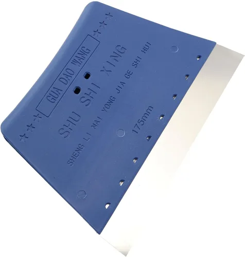 Miniatura 6 de Rascador de pasta de soldadura de acero inoxidable 8.071 in Junta de raspado plana para moler y pulido, azul