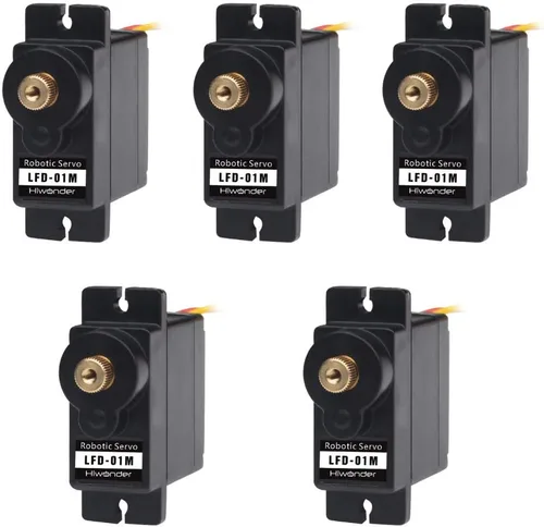 Miniatura 8 de 9G servo micro servo metal motor de engranaje anti bloqueo servo para robots DIY, LFD-01M, 1PCS