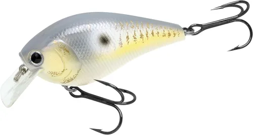 LUCKY CRAFT LC 2.5 Señuelos de Pesca Crankbait Silenciosos, Crankbait Squarebill de 2-3/8", Señuelos para Lubina, Carnada Dura Flotante de Sábalo de