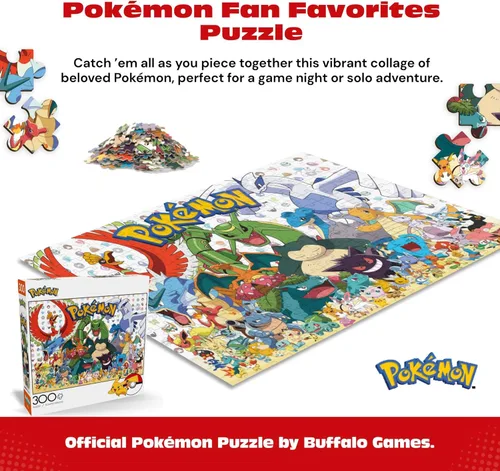 Miniatura 3 de Buffalo Games - Rompecabezas de Pokémon, 300 piezas