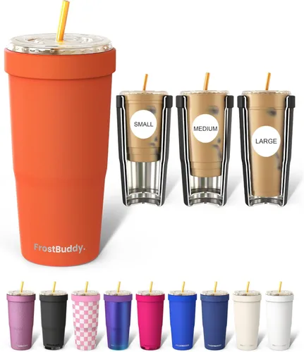 Miniatura 13 de Frost Buddy Togo Buddy 30oz Stainless Steel Vacuum Insulated Tumbler To Go Coffee Cup – Iced Coffee Sleeve, Travel Mug, Thermal Cup for Hot & Cold