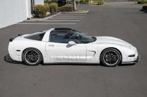 Miniatura 2 de Repuesto para todos los modelos Chevrolet Corvette C5 1997-2004 ZR1 Par de extensión de panel basculante de faldas laterales de estilo extendido
