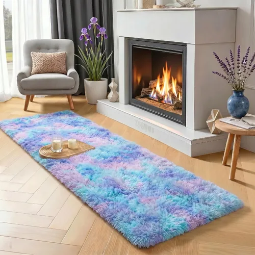 Miniatura 50 de PAGISOFE Alfombras grises lavables para sala de estar, dormitorio, alfombra de 5 x 8 pies, alfombra de felpa suave y esponjosa para dormitorio, 2