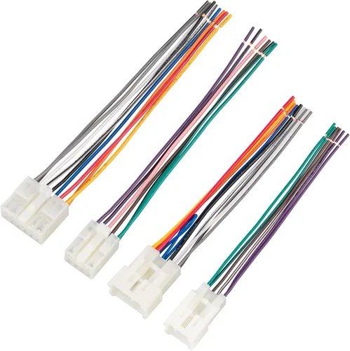RED WOLF Arnés estéreo para Toyota 1992-2019, Subaru 2010-2019, arnés de cable de radio hembra + conector macho sin sistema JBL añade amplificador