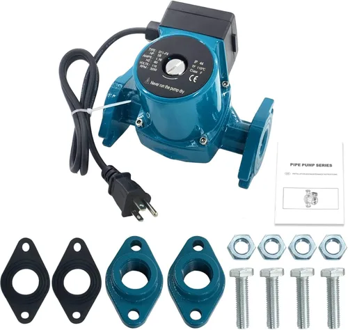 Miniatura 10 de UPS26-99FC 52722512 Bomba de circulador de agua/bomba de caldera 1/6HP Compatible con calefacción radiante, calefacción hidrónico, calefacción