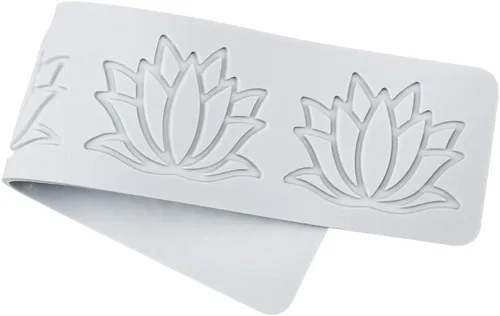 Miniatura 2 de Molde de encaje de silicona, moldes de encaje en relieve de flor de loto, impresión de encaje para tartas para decoración de cupcakes, tapete
