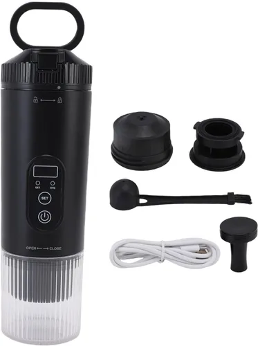 Miniatura 6 de VBESTLIFE Cafetera de viaje, máquina de café espresso portátil autocalentable compatible con cápsulas DolceGusto, tipo C para caravana, senderismo