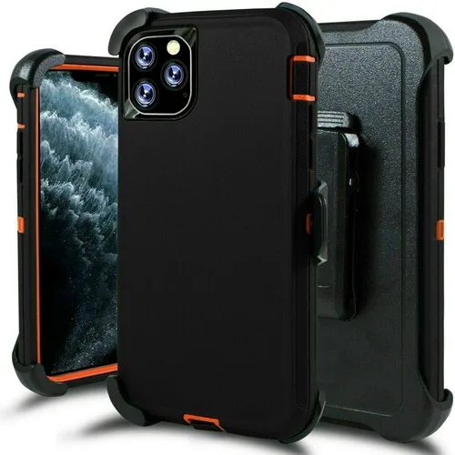 Miniatura 10 de Defender - Funda protectora compatible con iPhone 12 Pro Max, funda híbrida a prueba de golpes, diseño de doble capa, cubierta dura diseñada