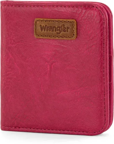 Miniatura 21 de Montana West X Wrangler - Cartera delgada delgada para mujer, organizador de dinero, mini cartera de bolsillo delgada con forro RFID y un monedero