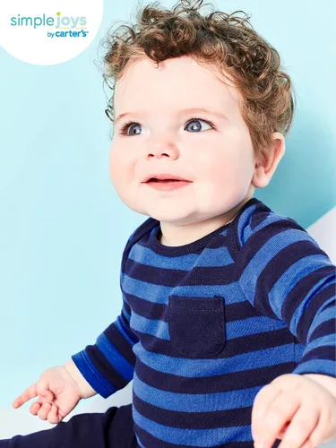 Miniatura 3 de Simple Joys by Carters Pantalones para bebé paquete de 4