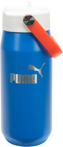 Miniatura 8 de PUMA Botella de agua de acero inoxidable aislada de 18 onzas unisex para adultos con pajilla y asa de transporte