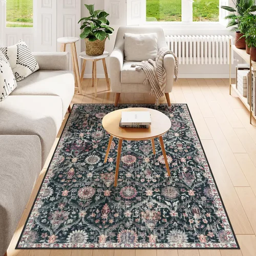 Miniatura 85 de Lahome - Alfombra de marroquí tejida, alfombra para cocina, pasillo, antideslizante, pasillo para entrada, pasillo de lavadero, dormitorio, 274 x