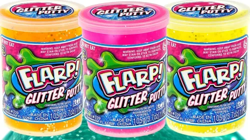 Miniatura 5 de JA-RU Flarp - Masilla con purpurina (1 unidad) – Masilla de ruido perfumada colorida para niños, juguete para aliviar el estrés, recuerdos de fiesta