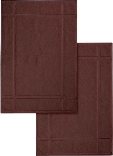 Miniatura 12 de Ample Decor Alfombra de baño 100% algodón de 34 x 20 pulgadas, felpa gruesa de 1350 GSM, suave absorbente, certificado Oeko-Tex, construcción Beige