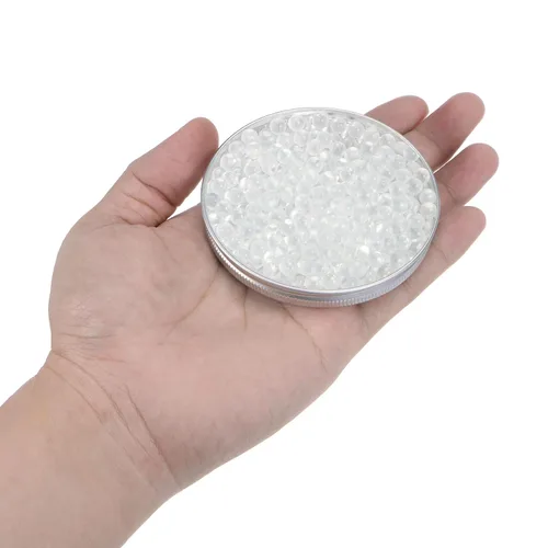 Miniatura 3 de HARFINGTON 250 cuentas de vidrio para hervir bolas de vidrio de 0.236 in de soda y lima, para mezclar botellas, transparente