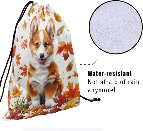 Miniatura 102 de Bolsa de agarre de gimnasia de piel de animal, bolsa de gimnasia con cordón ajustable, bolsa de cuerda para fauna silvestre, Mariposas Galaxy