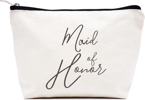 Miniatura 12 de LIBIHUA Obtener regalo de boda - Bolsa de maquillaje bolsa de cosméticos bolsa de viaje, Beige, 10-En Mi Madre del Pájaro