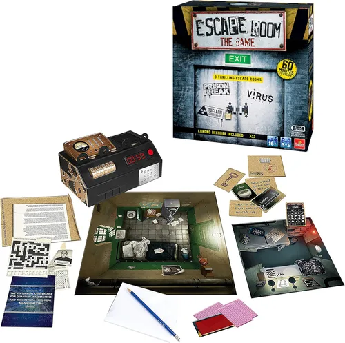 Miniatura 4 de Goliath Juegos presentes: Escape Room - The Game 3 emocionantes salas de escape en tu propia casa Juegos de mesa para adultos para 3 a 5