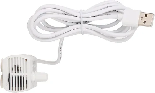 Miniatura 7 de USB mini sumergible, bajo ruido ahorro de energía de alta elevación, con fuente de alimentación de 3.5-9V CC, para peces acuario dispensador de agua