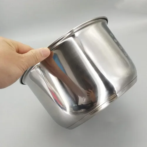 Miniatura 8 de Cabilock Olla de arroz de acero inoxidable de repuesto para olla interior de 4 litros, accesorio compatible con ollas eléctricas y a presión de 8.66