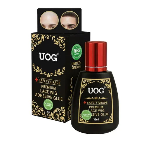UOG (United One) Pegamento adhesivo Toupee, fuerte sujeción, unión invisible, impermeable y resistente a la humedad | Pegamento no tóxico,
