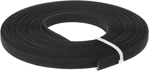 Miniatura 67 de uxcell Deshuesado para coser, 1 pieza de 5 yardas y 0.236 in – corsé de poliéster de alta densidad para vestido de novia, vestido de novia (negro)