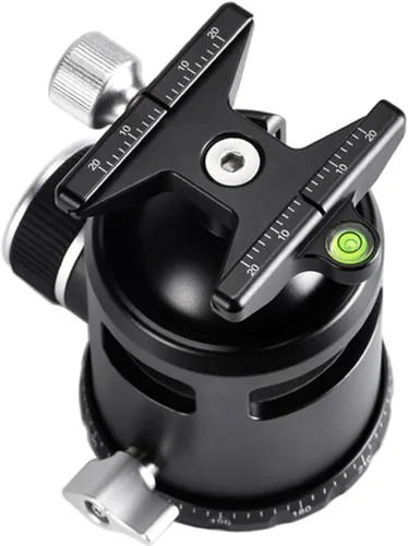 Miniatura 2 de SUNWAYFOTO Epic EB-52 - Cabezal de bola de trípode de 2.047 in y placa QR compatible con Arca/RRS Sunway