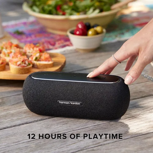 Miniatura 7 de Harman Kardon Luna Speaker - Altavoz Bluetooth portátil, IP67 impermeable y a prueba de polvo con batería integrada (negro)