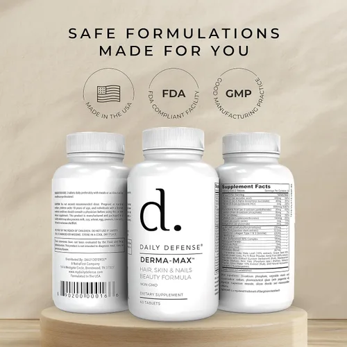 Miniatura 6 de Suplementos de colágeno para mujeres, vitaminas para el cabello, la piel y las uñas con biotina y colágeno, calcio y más para un cabello saludable