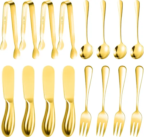 Juego de cuchillos esparcidores de mantequilla de queso, accesorios de charcutería, 16 piezas, tableros de charcutería, utensilios, cuchillo