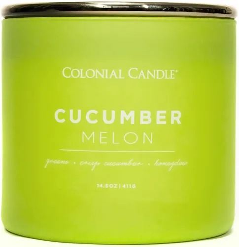 Miniatura 26 de Colonial Candle Winter Woods - Vela perfumada en frasco, colección Pop of Color, 3 mechas, verde, 14.5 onzas, hasta 60 horas de combustión
