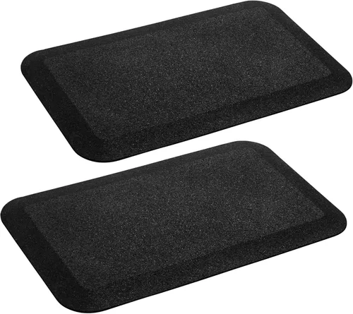 Playsafer Tapete de Goma de Seguridad para Parques Infantiles para Columpios y Toboganes - 1" de Grosor X 24" de Ancho X 40" de Largo (Paquete de 2,