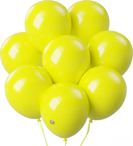 Miniatura 9 de AFTERLOON® - Globos de látex de goma natural de alta calidad, 50 unidades, color azul claro de 10 pulgadas, color mate, duradero, grueso, extra