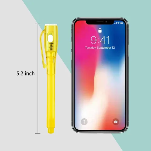 Miniatura 2 de EODVICS Bolígrafos de tinta invisible, bolígrafo de tinta invisible espía mejorado con marcador mágico de luz UV para mensaje secreto y juguete