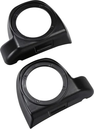 Miniatura 5 de TCMT Cajas de altavoces de carenado inferior de 6.5 pulgadas, color negro mezclilla para Harley Touring CVO Street Glide Road Glide Electra Glide