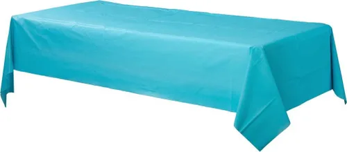 Miniatura 12 de Mantel de plástico negro azabache, 54 x 108 pulgadas (1 unidad), elegante esencial para eventos, perfecto para fiestas, bodas y ocasiones especiales