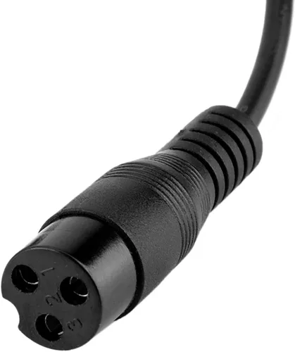 Miniatura 8 de Keenso Cargador de batería de scooter eléctrico de 24 V 0.6 A con enchufe recto de 2 pines, operación Plug and Play, pantalla de luz indicadora