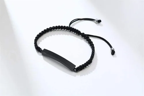 Miniatura 6 de Pulsera de urna personalizada para cenizas, recuerdos de joyería de cremación para mujeres y hombres, pulsera ajustable de cuerda tejida hecha a