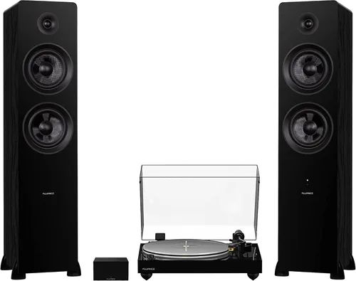 Miniatura 11 de Fluance RT85N Reference High Fidelity Vinyl Turntable (Walnut), PA10 Phono Preamp and Ai81 Powered Floorstanding Speakers (White Walnut), Nagaoka