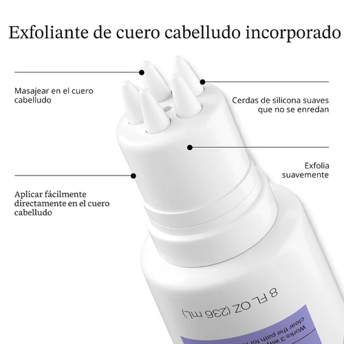 Miniatura 4 de Neutrogena Hair Restore Triple Action Scalp Detox Cleanser, 8 fl oz