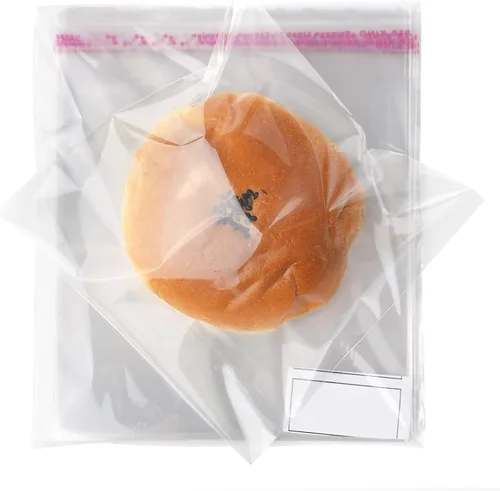 Miniatura 12 de Morepack Bolsas de celofán autosellantes autoadhesivas, 5 x 6 pulgadas, bolsas transparentes resellables para galletas para regalo, 200