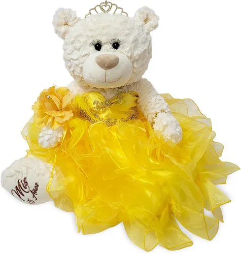 Miniatura 21 de KINNEX COLLECTIONS SINCE 1997 20" Quince Anos Quinceanera Last Doll Osito de peluche con vestido (pieza central) ~ ARC16831-23R (Aqua)